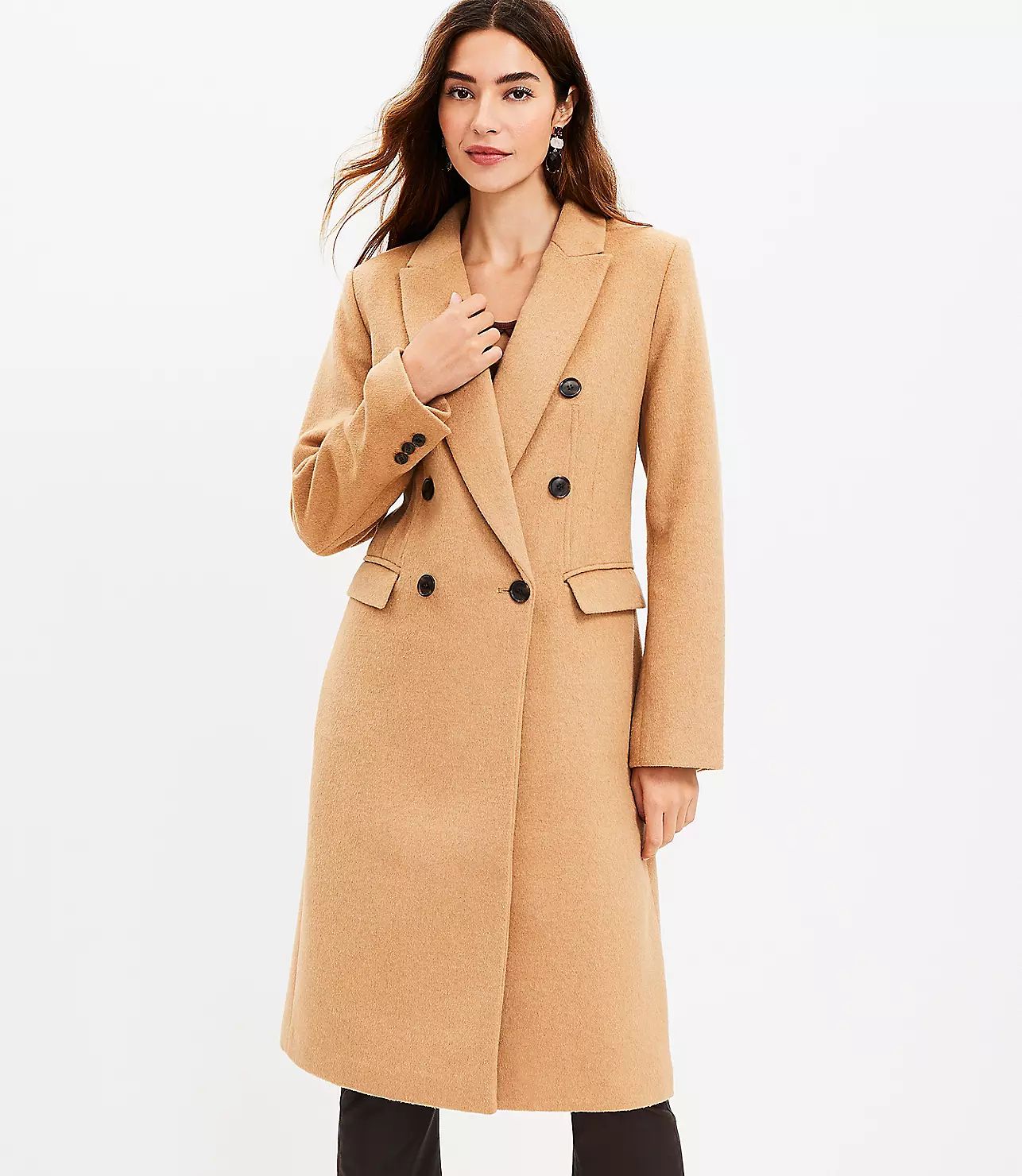 Double Breasted Coat | LOFT