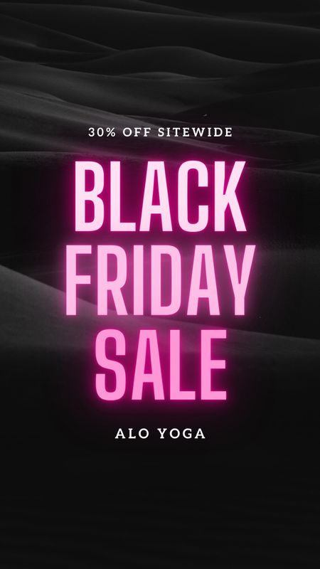 30% off SITEWIDE at alo yoga and up to 70% off sale

#LTKCyberweek #LTKsalealert #LTKfit