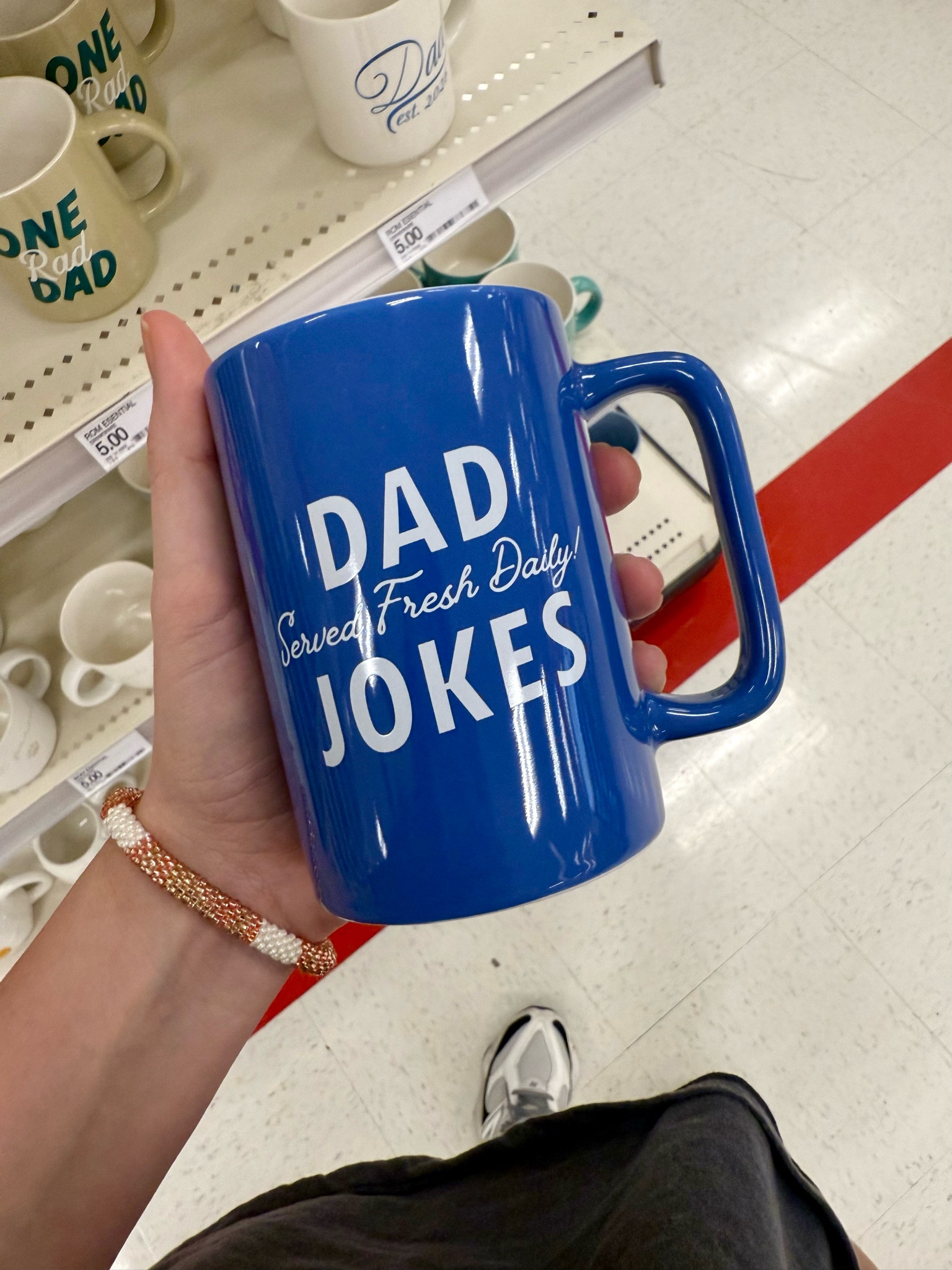 “Dad Jokes - Served Fresh Daily” coffee cup

#LTKHome