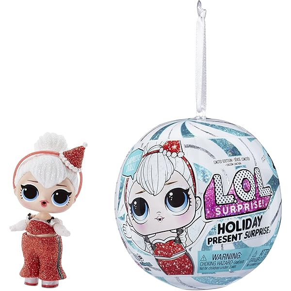 LOL Surprise Holiday Supreme Doll Tinsel with 8 Surprises Including Collectible Holiday Doll, Shoes, | Amazon (US)