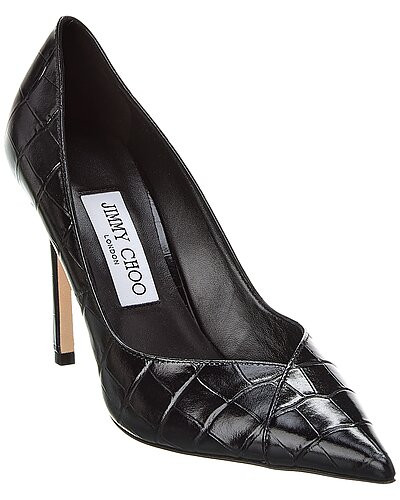 Cass 95 Croc-Embossed Leather Pump | Rue La La