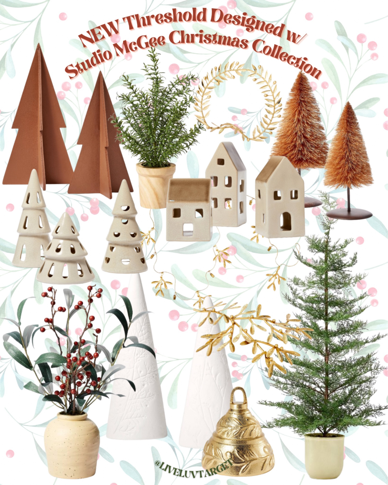 NEW✨ Threshold designed with Studio McGee Christmas Collection 🎄• Home Decor 🫶🏼

#LTKSeasonal #LTKhome #LTKHoliday
