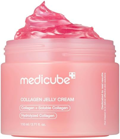 medicube Collagen Jelly Cream- Niacinamide & Freeze-Dried Hydrolyzed Collagen-Boosts skin barrier... | Amazon (US)