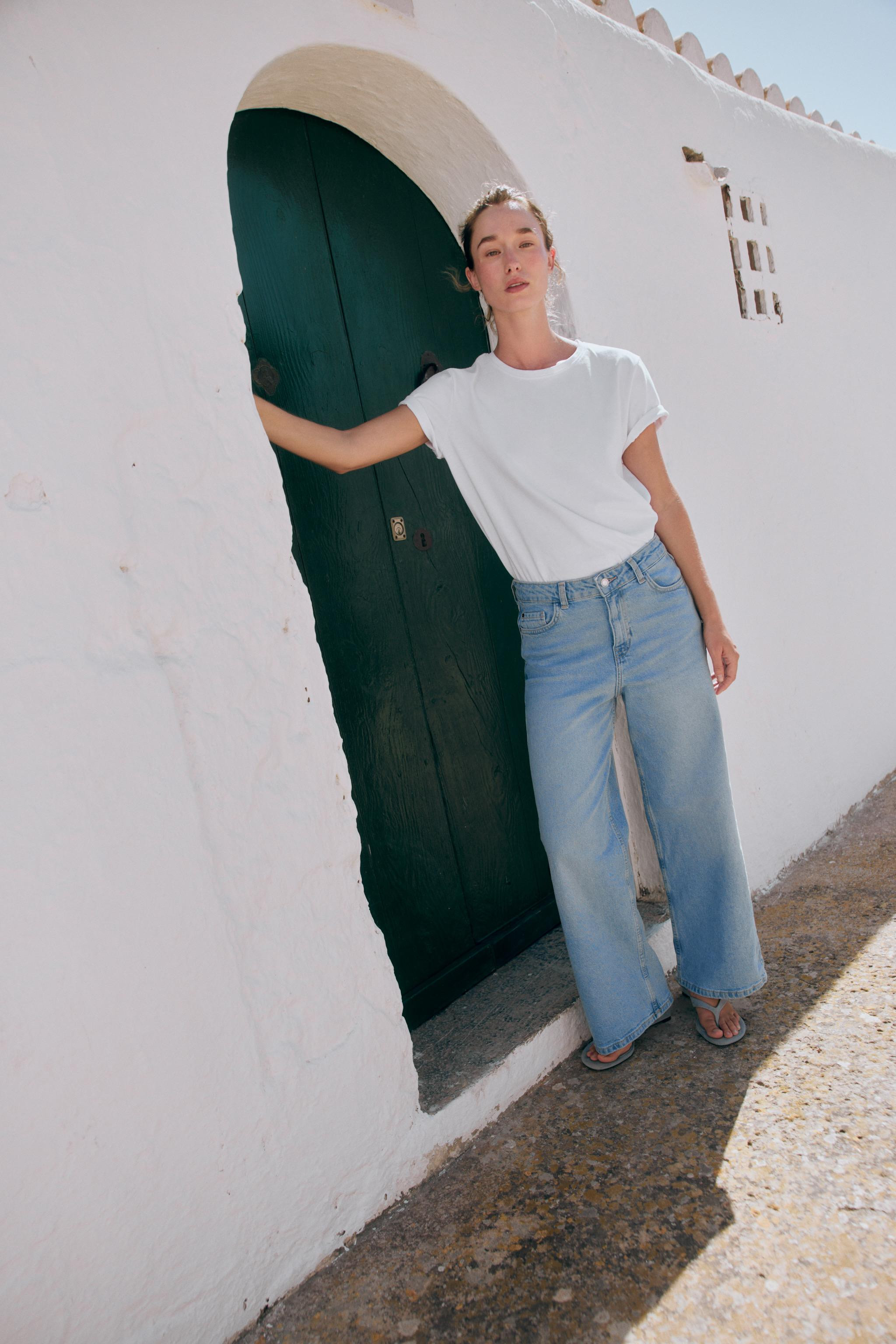 Z1975 HIGH-WAISTED CULOTTE COMFORT JEANS | Zara US