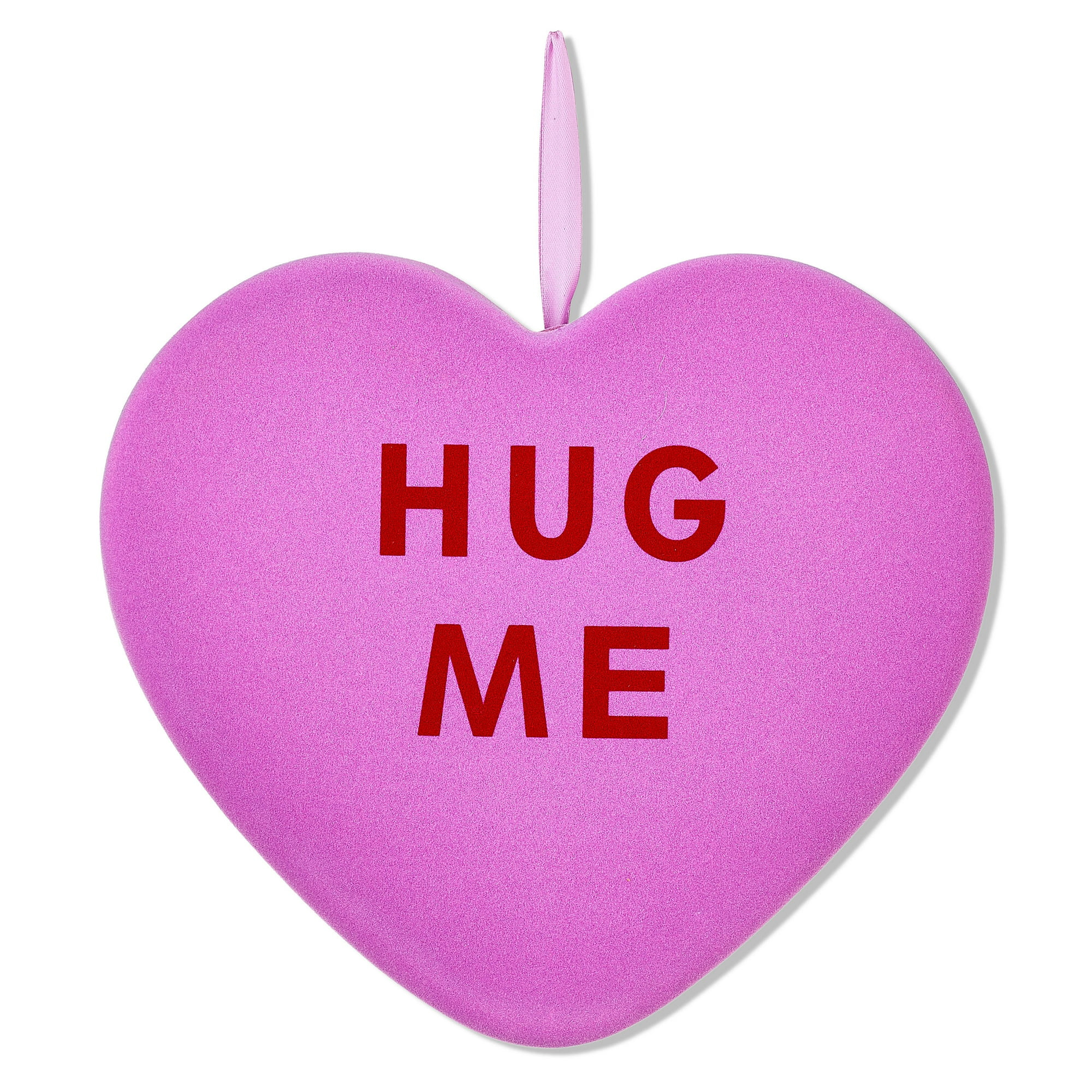 Large Heart Ornament Hanging Decoration, Hug Me, Purple, 10.5", Valentine's Day by Way To Celebra... | Walmart (US)