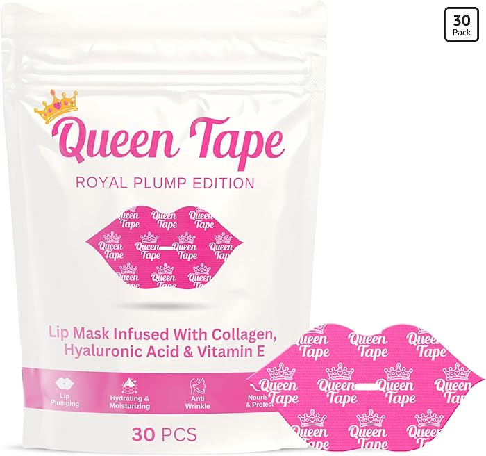Queen Hydrating Royal Plump Edition Lip Mask for Royal Lips - Hydrating, Collagen, Vitamin E, Hya... | Amazon (US)