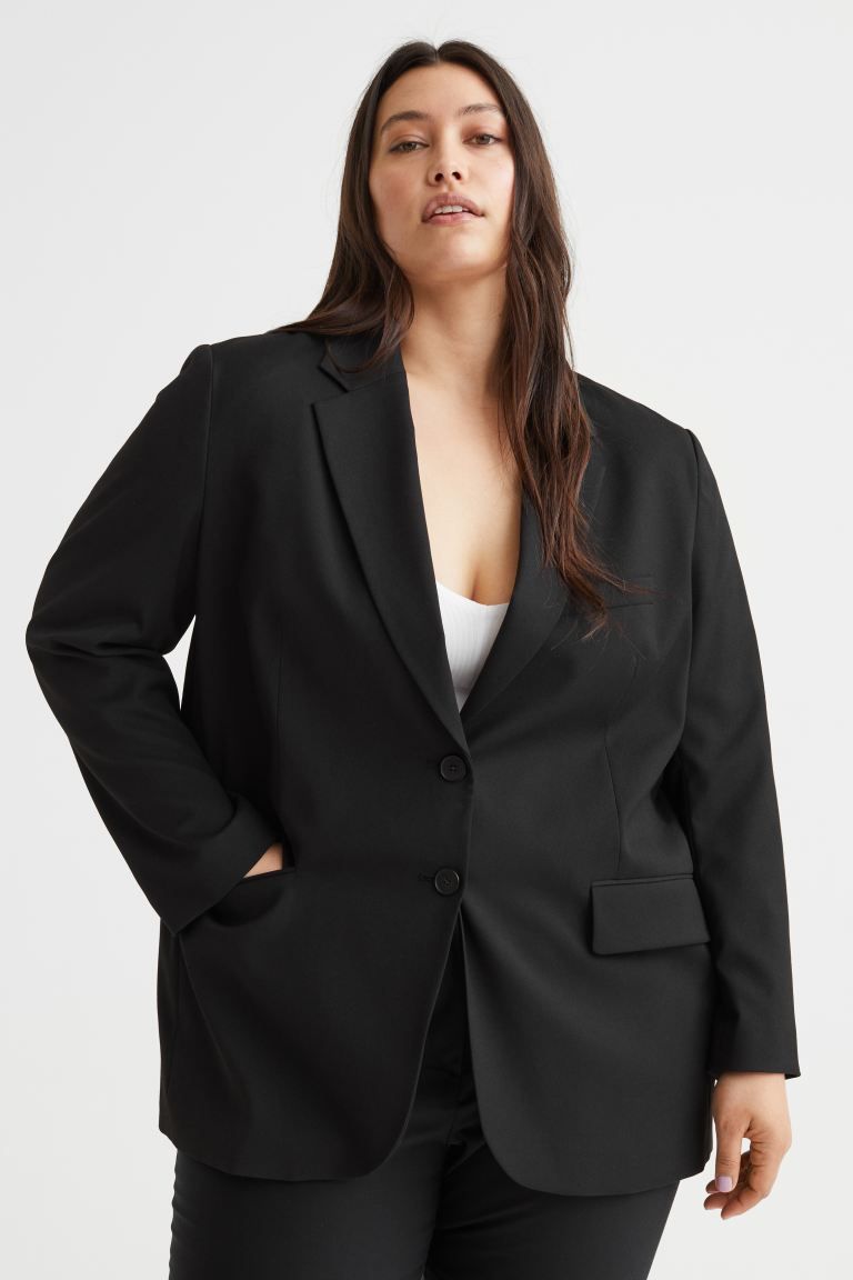 H&M+ Oversized Single-breasted Jacket | H&M (US)