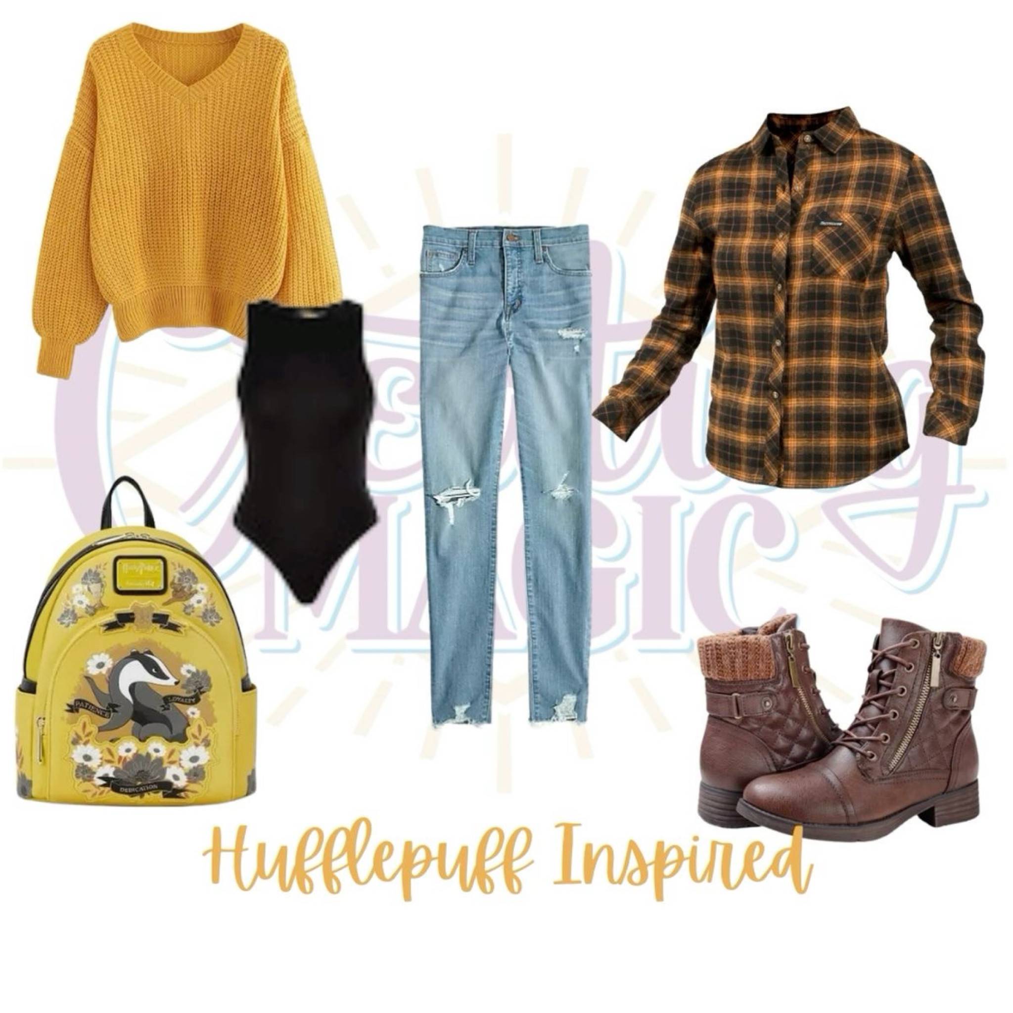Time so show off your Hufflepuff love with this Harry Potter look
