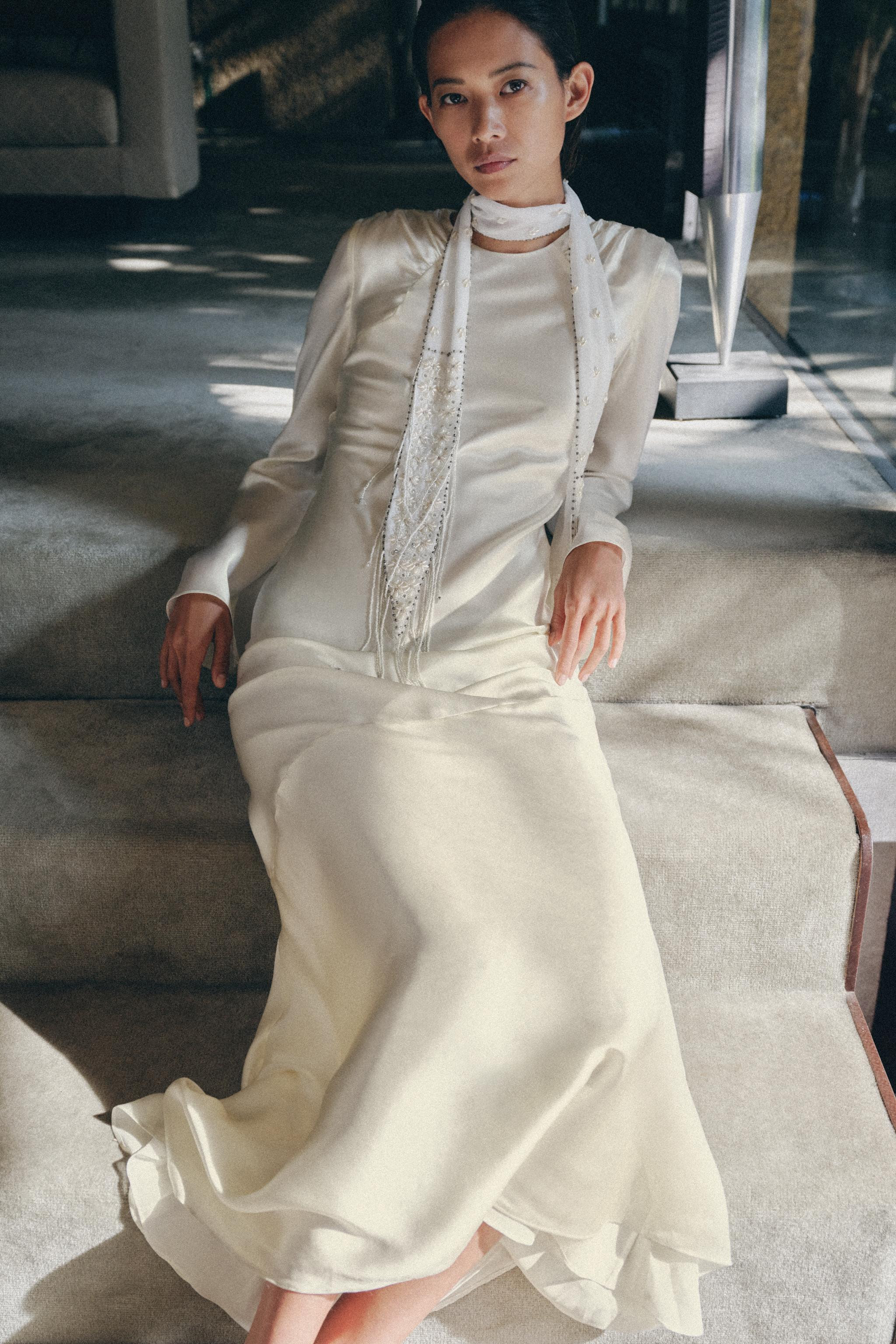 LIMITED EDITION JEWELED BEADED BANDANA | Zara US