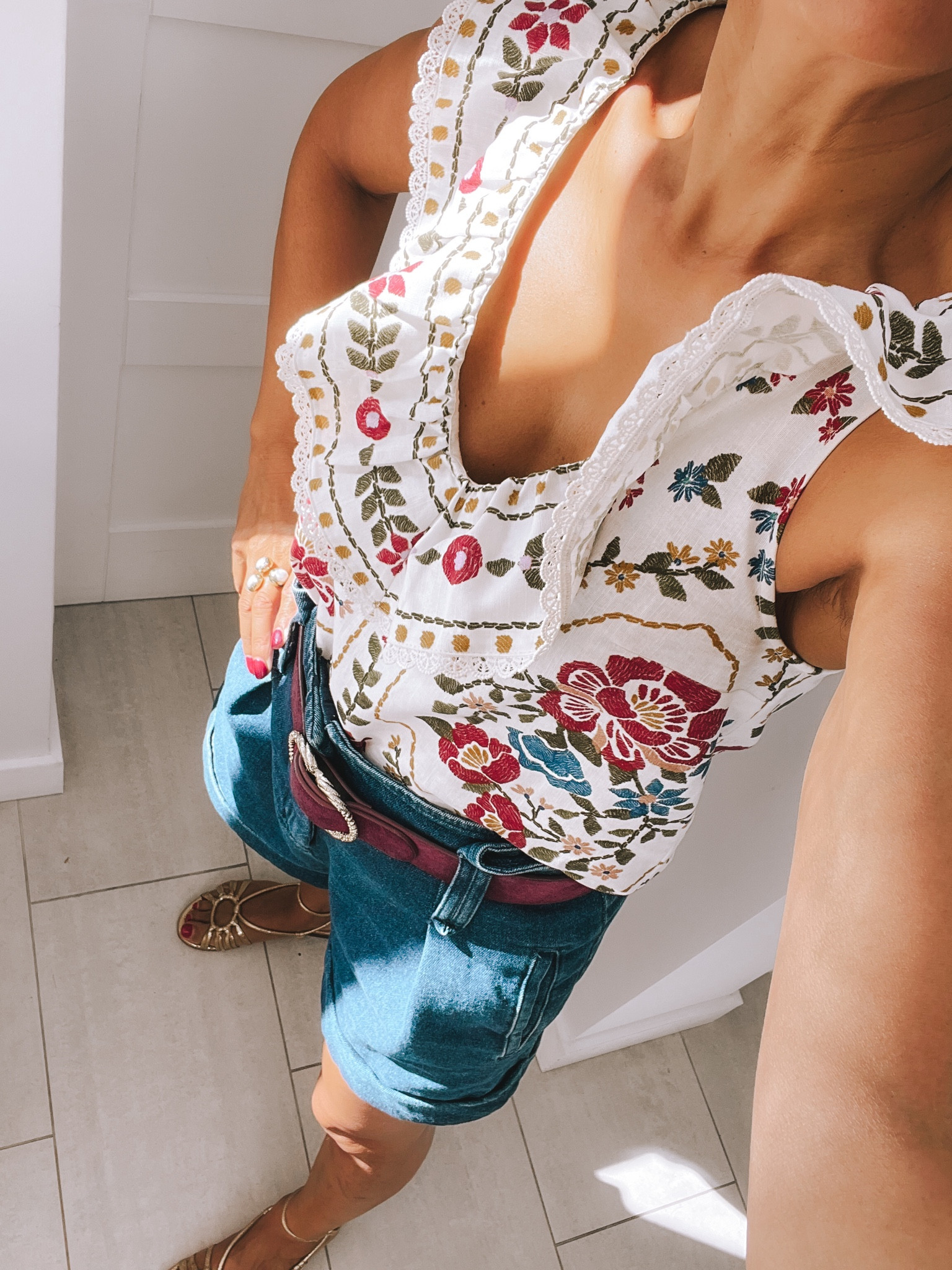 All the summer vibes today, with my lovely Sezane outfit and all true to size #summerstyling

#LTKstyletip #LTKSeasonal