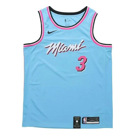 Nike NBA Dwyane Wade Miami Heat 2019/20 ViceWave City Edition Swingman Jersey #3 | KICKS CREW