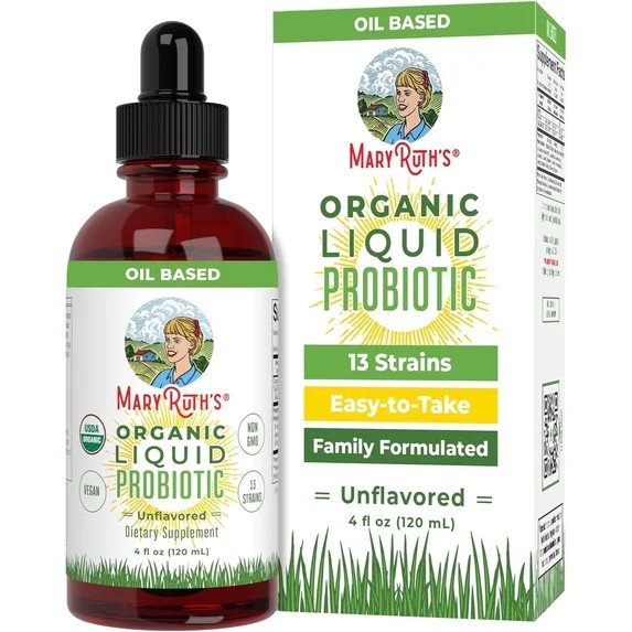 MaryRuth Organics Liquid Probiotics USDA Organic Vegan Non-GMO for Adults & Kids Digestive Health... | Walmart (US)