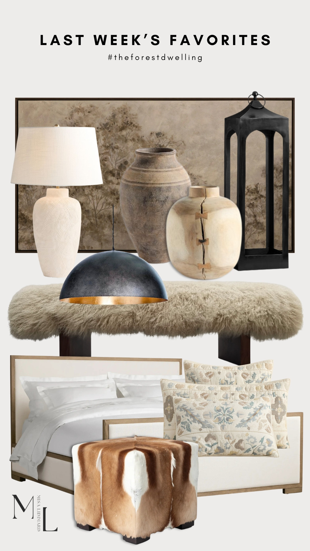 Sharing the faves from last week! The Molly Suzani embroidered bedding is such amazing quality. Obsessed with the texture on this bench. So fun! The Caleb Lanterns are an accent piece that I used year round outdoors. They go with everything! 

 #LTKdayinmylife #LTKHome