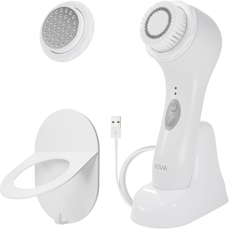 Spa Sciences - NOVA - Sonic Cleansing Brush with Bristles & Infusion System – Anti-Aging Facial... | Amazon (US)