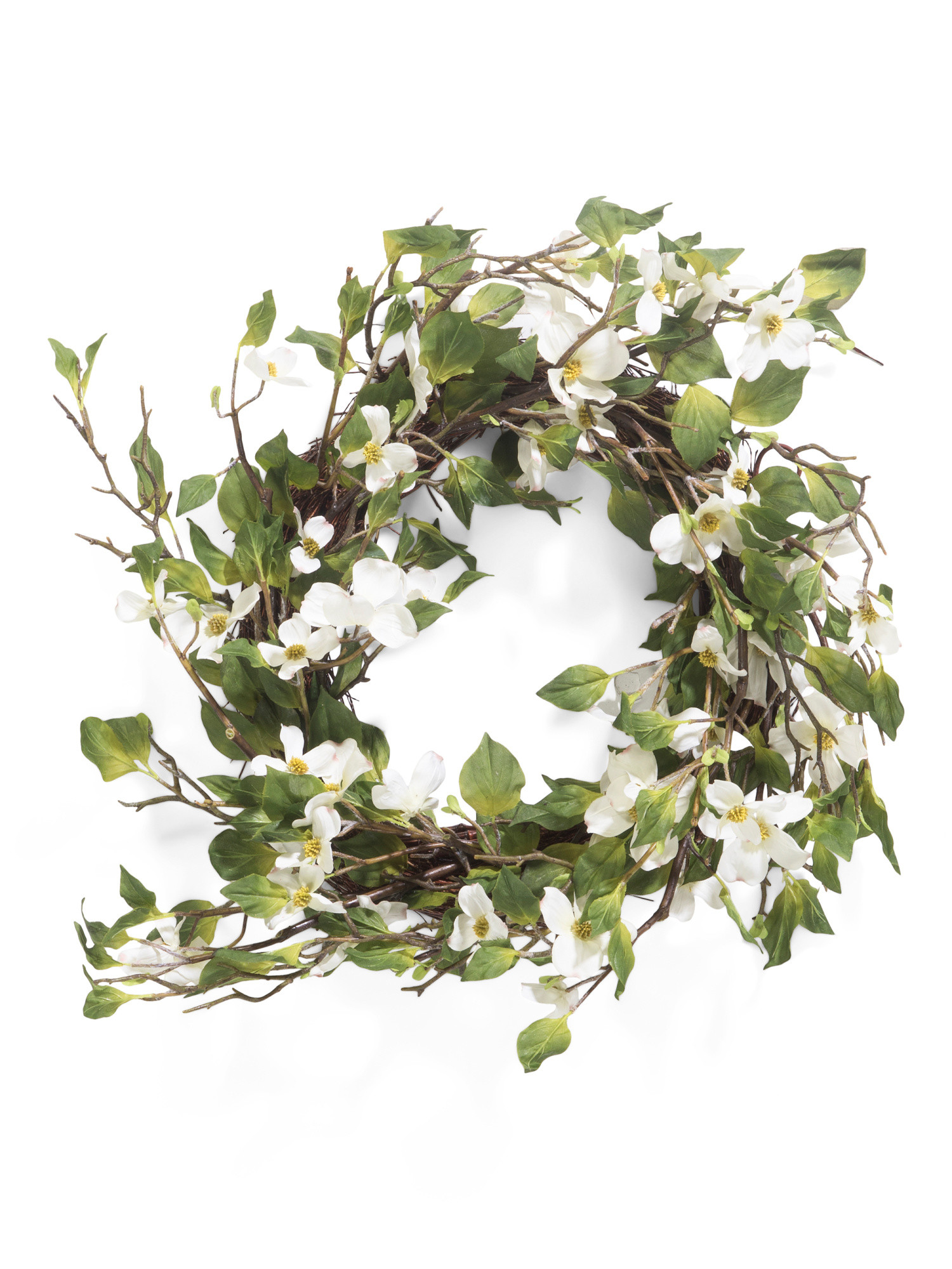 24in Dogwood Wreath | TJ Maxx
