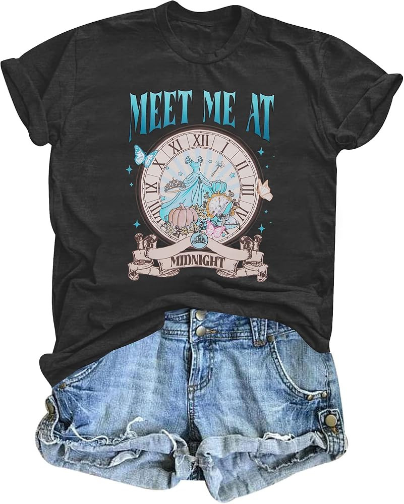 Magic Shirt Magic Kingdom Shirts: Women Meet Me at Shirt Princess Castle Shirt Family Vacation To... | Amazon (US)