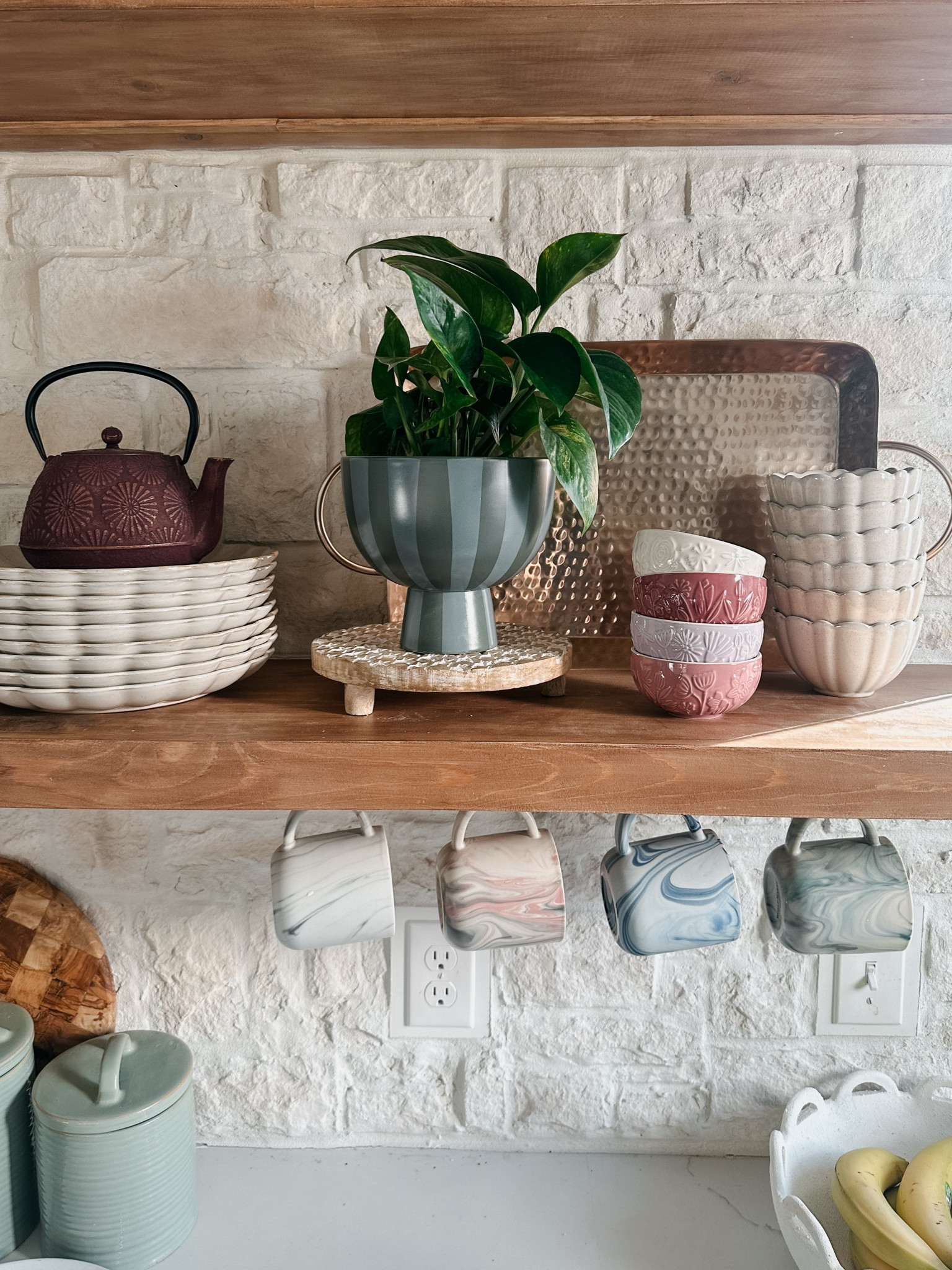 Casually putting together the open shelving in our kitchen and love using pretty + functional things! 



#LTKMostLoved #LTKFindsUnder50 #LTKHome