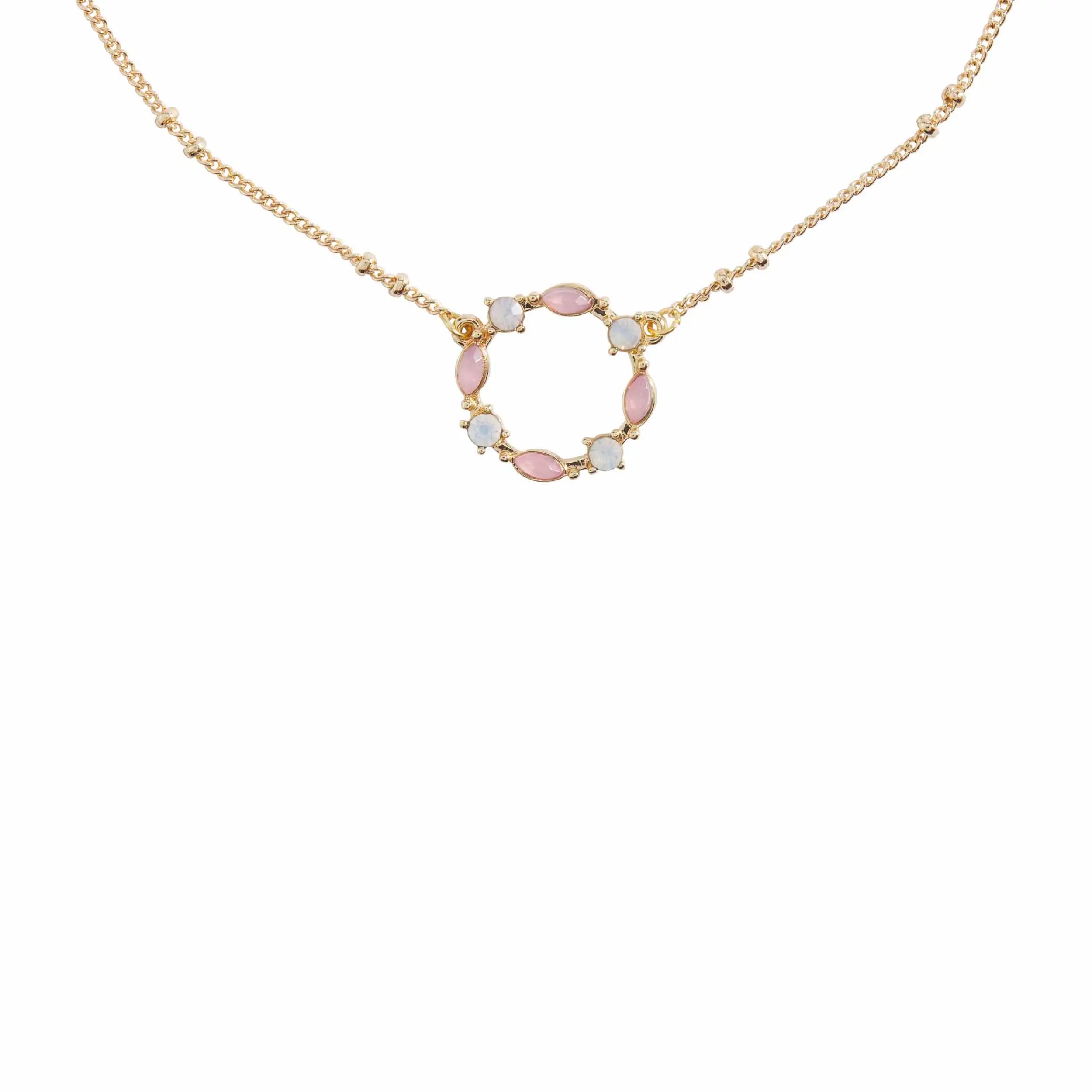 Opal stone necklace holiday ornament | Mud Pie (US)
