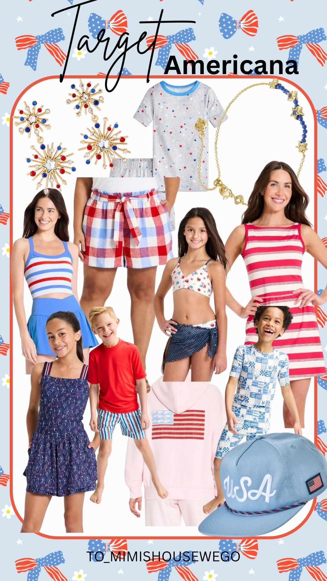 Red white & blue for the whole family. Perfect for Memorial Day or 4th of July

#LTKootd #LTKSeasonal