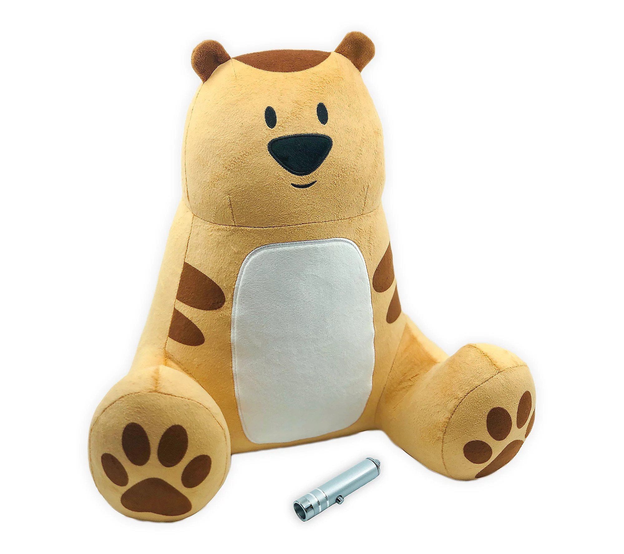 Flipo Animates Glow Plush Doodle Glow In The Da rk Bear | QVC