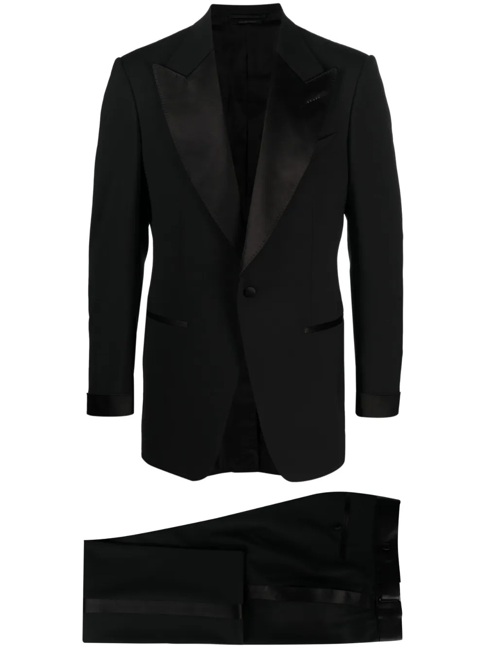 peak lapels single-breasted suit | Farfetch Global