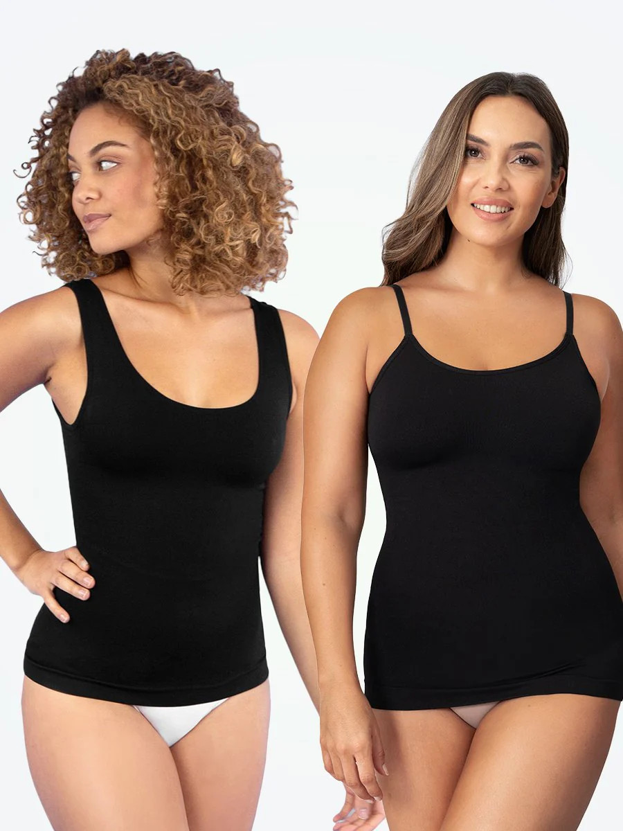 Bundle Shapermint Essentials - 1 Tank Cami + 1 Scoop Neck Cami | Shapermint