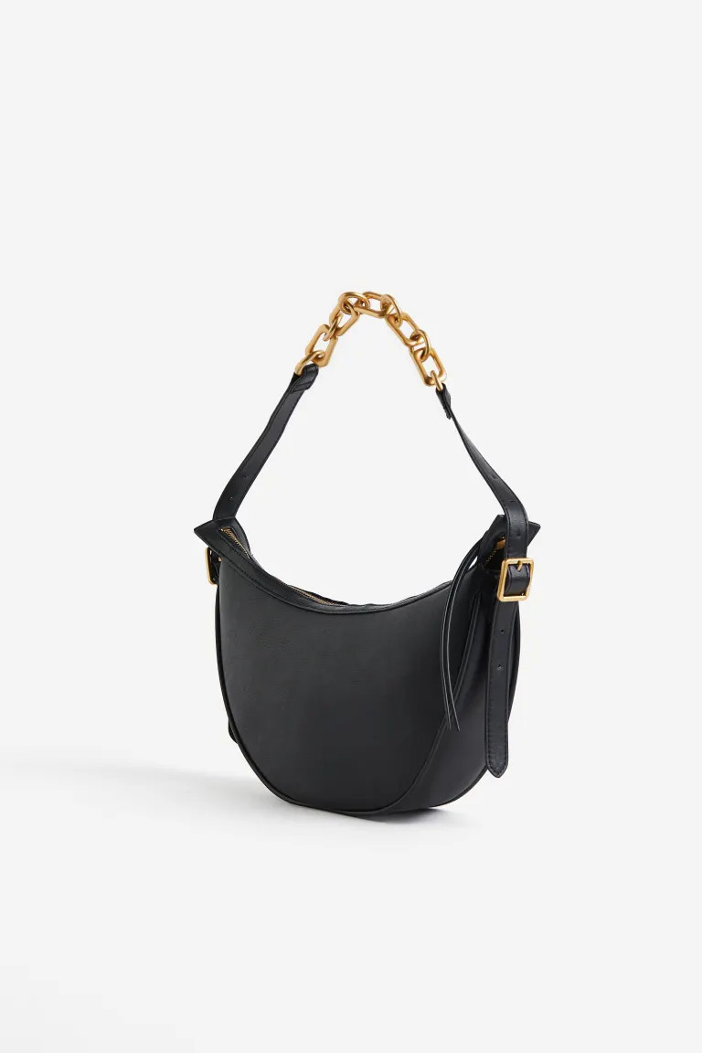 Chain-detail Shoulder Bag - Black - Ladies | H&M US | H&M (US + CA)