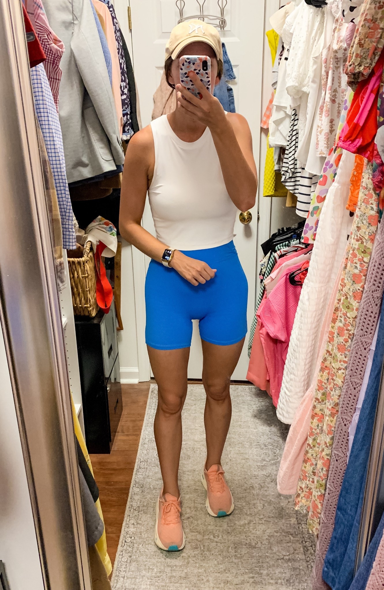 Tank - medium
Biker shorts - smalll

#LTKFindsUnder50 #LTKActive