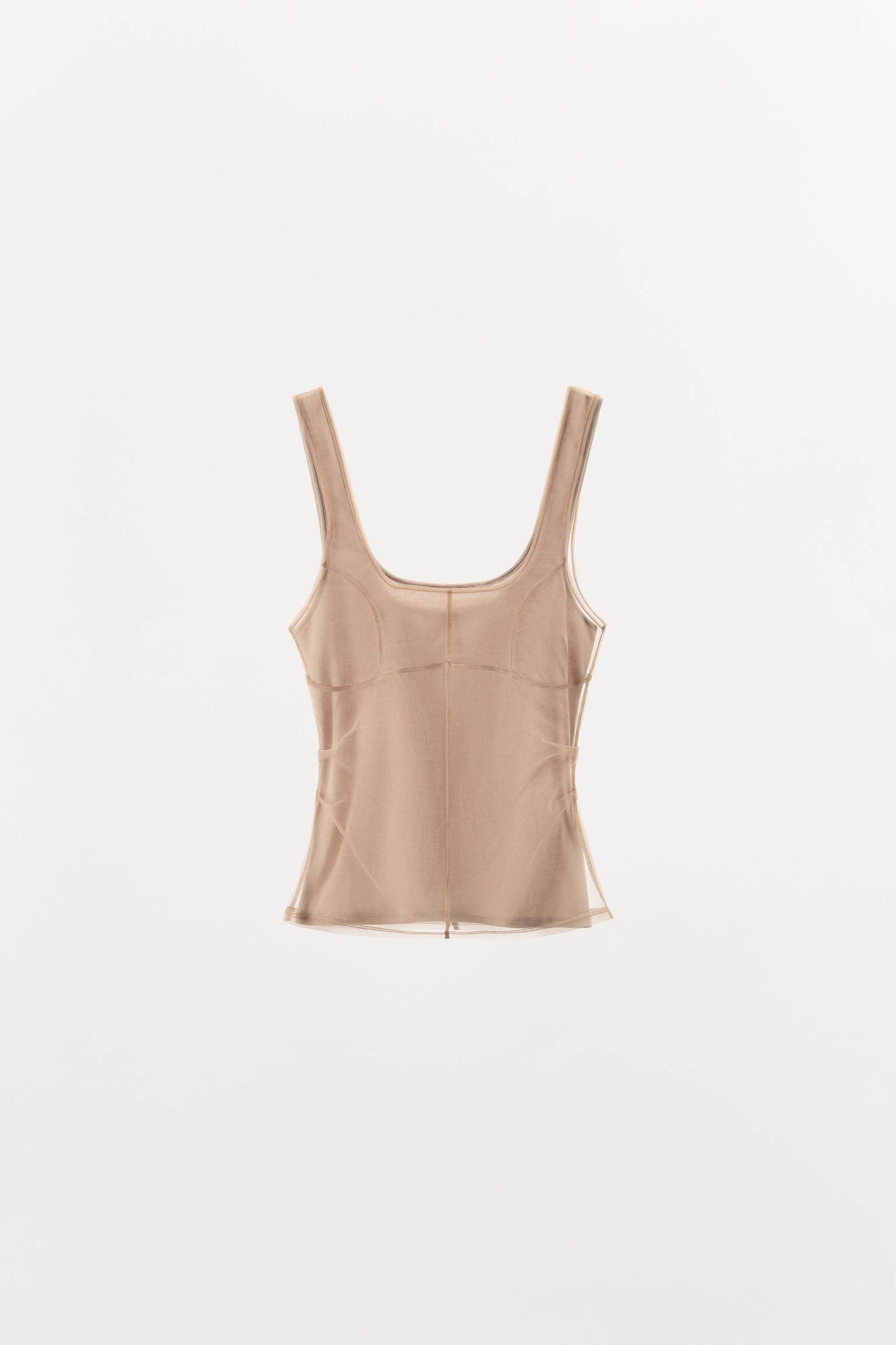 TULLE STITCHING TOP | Zara US