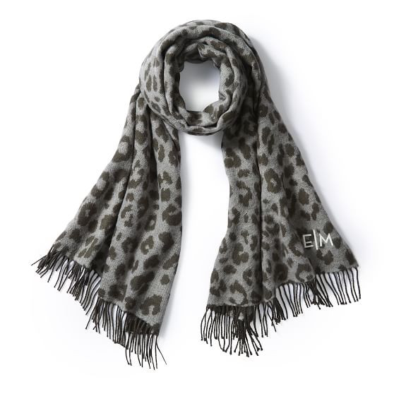Italian Leopard Blanket Scarf | Mark and Graham | Mark and Graham