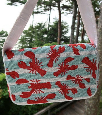 Lobster Beaded Shoulder Bag | Summer Statement Bag | eBay | eBay US