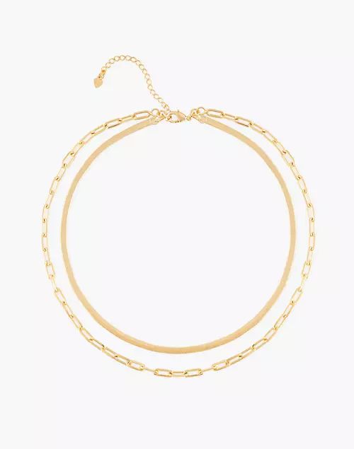 Alexa Leigh Double Down Layering Necklace | Madewell