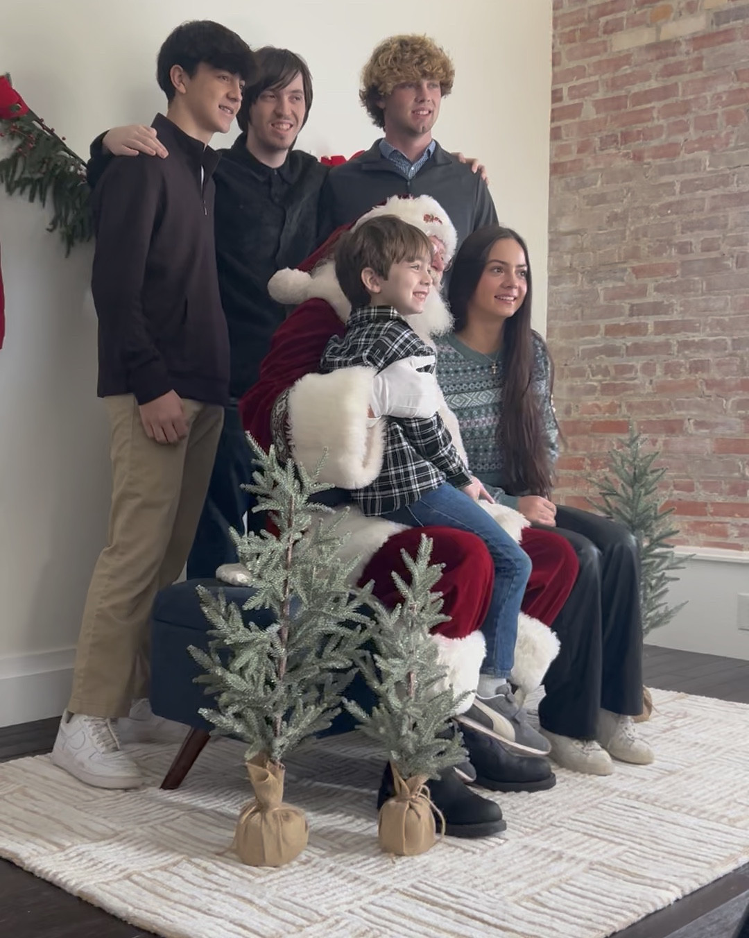 Family Photo Outfits inspiration for the Holiday photos!! We purchased the boys’ sweaters for together and  purchased a complimentary sweater for our daughter with a print 

#LTKHoliday #LTKSeasonal #LTKFamily