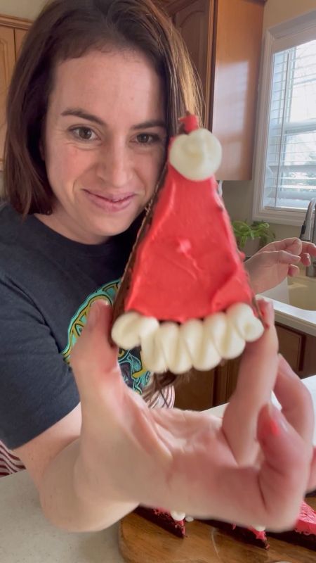 Santa 🎅 Hat Brownies
You have to make these with your kids. The apron I’m wearing was bought on accident but it is GOLD and I have linked Emily Hutchinsens book with her buttercream recipe

#LTKhome #LTKSeasonal #LTKHoliday
