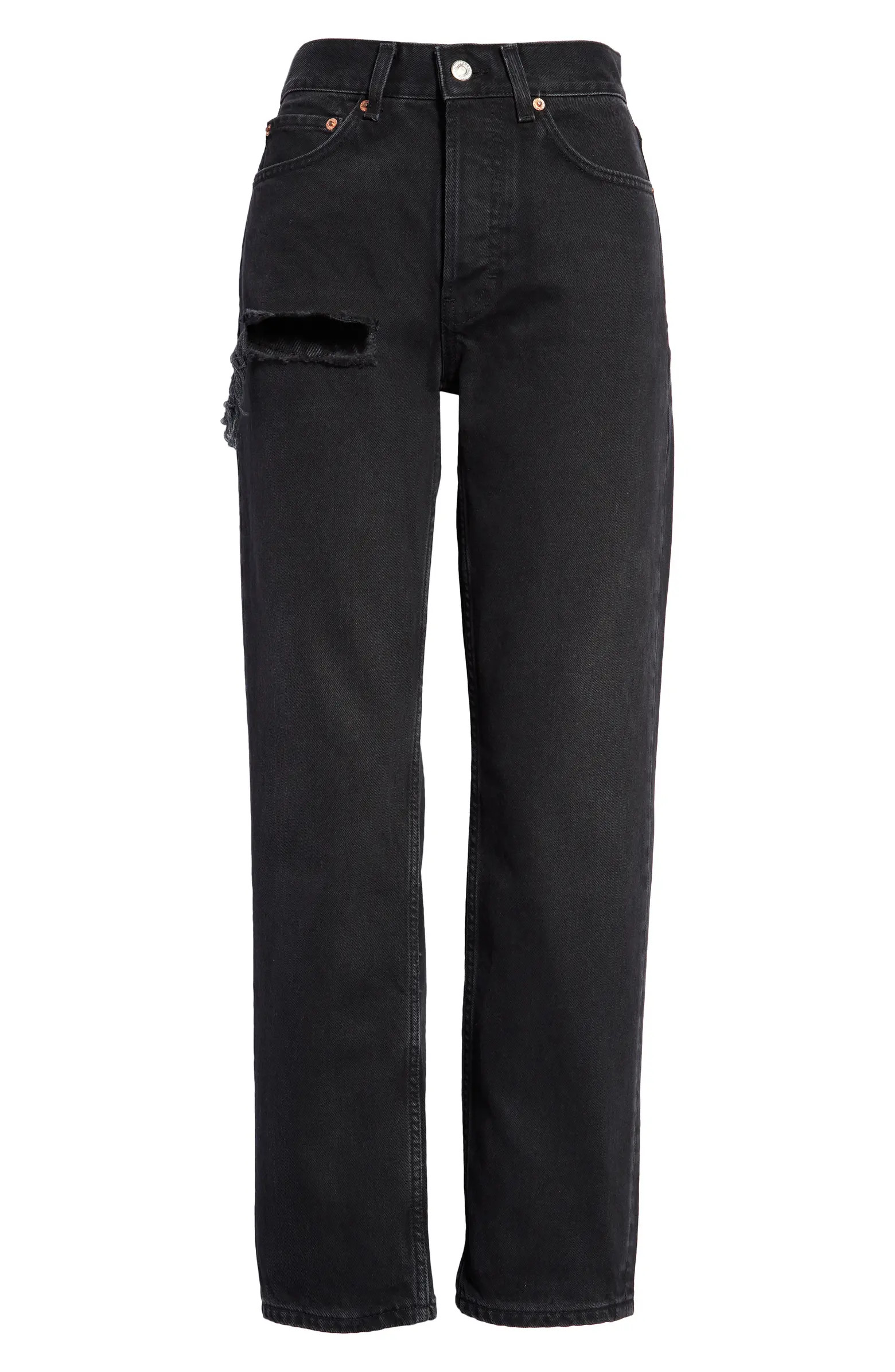 Women's Dad Nonstretch High Waist Straight Leg Jeans | Nordstrom