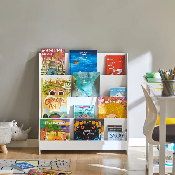 4 Tier Kids Bookshelf for Children Room, Playroom, Nursery | Wayfair North America