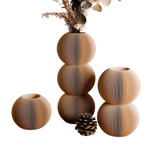 Modernized Pottery Double Bubble Vase in Natural Wood at Nordstrom | Nordstrom