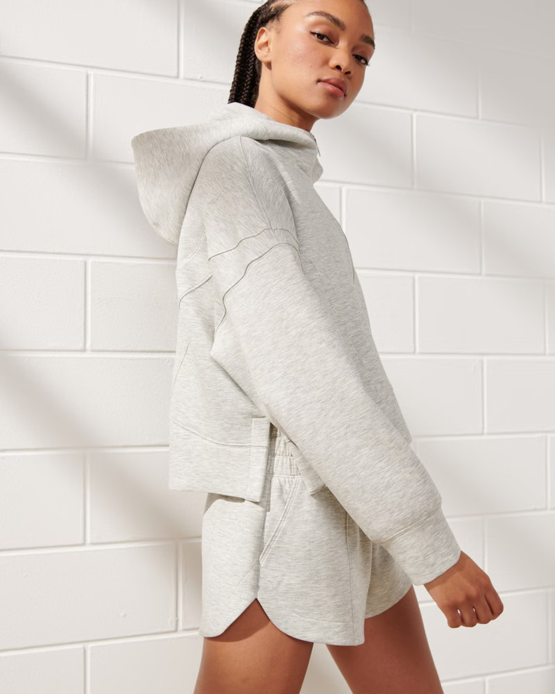 YPB neoKNIT Half-Zip Hoodie | Abercrombie & Fitch (US)