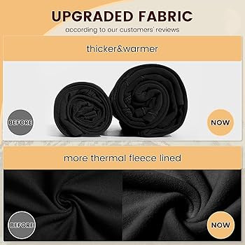 NexiEpoch Fleece Lined Leggings Women - High Waisted Winter Yoga Pants Tummy Control Soft Thermal... | Amazon (US)