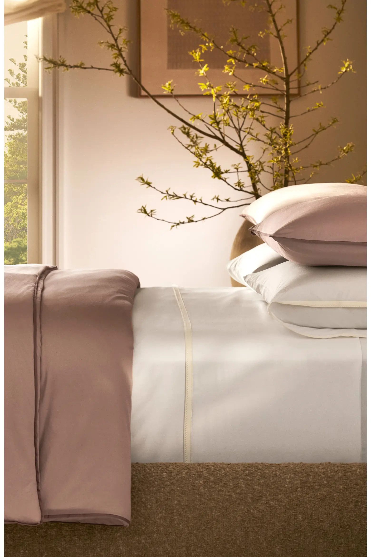 Boll & Branch Framed Organic Cotton Percale Sheet Set | Nordstrom | Nordstrom