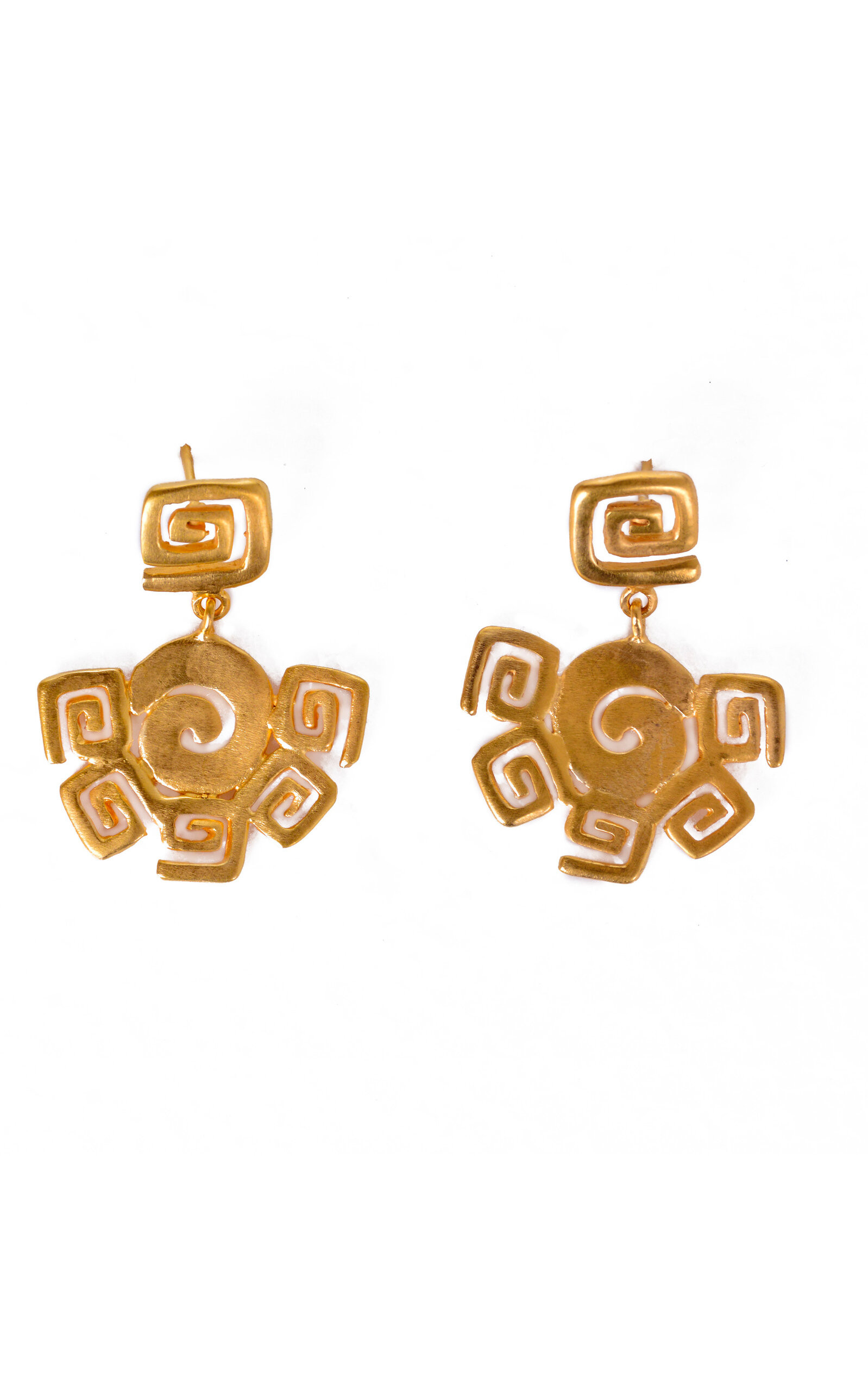 Aknu 24K Gold-Plated Earrings | Moda Operandi (Global)