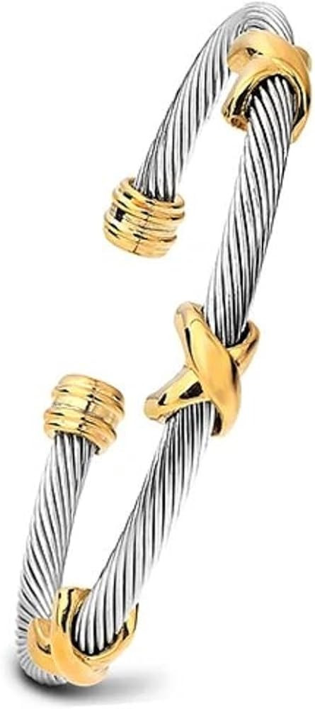 Multifunctional Twisted Cable Bracelets - Trendy Women's Fashion Jewelry | Amazon (US)
