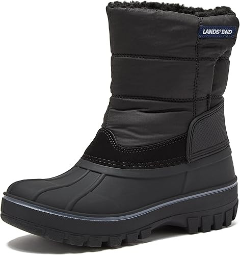 Lands' End Flurry Max Waterproof Kids Snow Boots Girls Boys Toddlers - Insulated Warm Fleece Line... | Amazon (US)