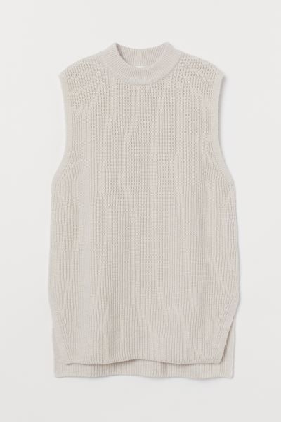Rib-knit Sweater Vest | H&M (US + CA)