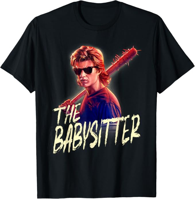 Netflix Stranger Things Steve The Babysitter Portrait T-Shirt | Amazon (US)