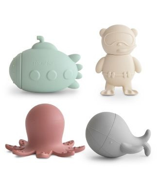 Mushie Sealife Mold Free Bath Play Set - 4 Pack  | Bloomingdale's Home | Bloomingdale's (US)