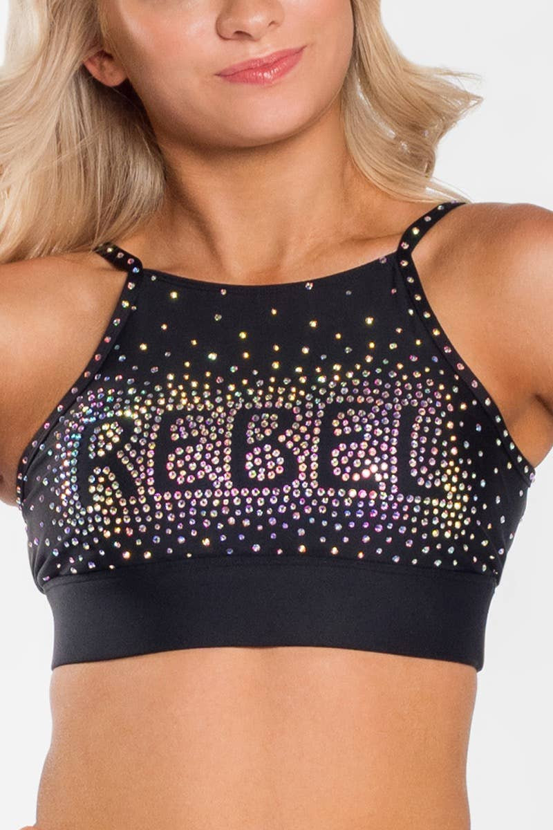 Gilmore Sports Bra in Black | Rebel Athletic