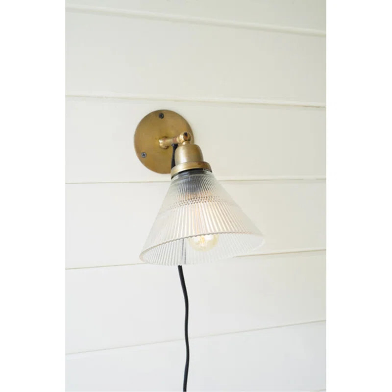 Tisch Brass Armed Sconce | Wayfair North America