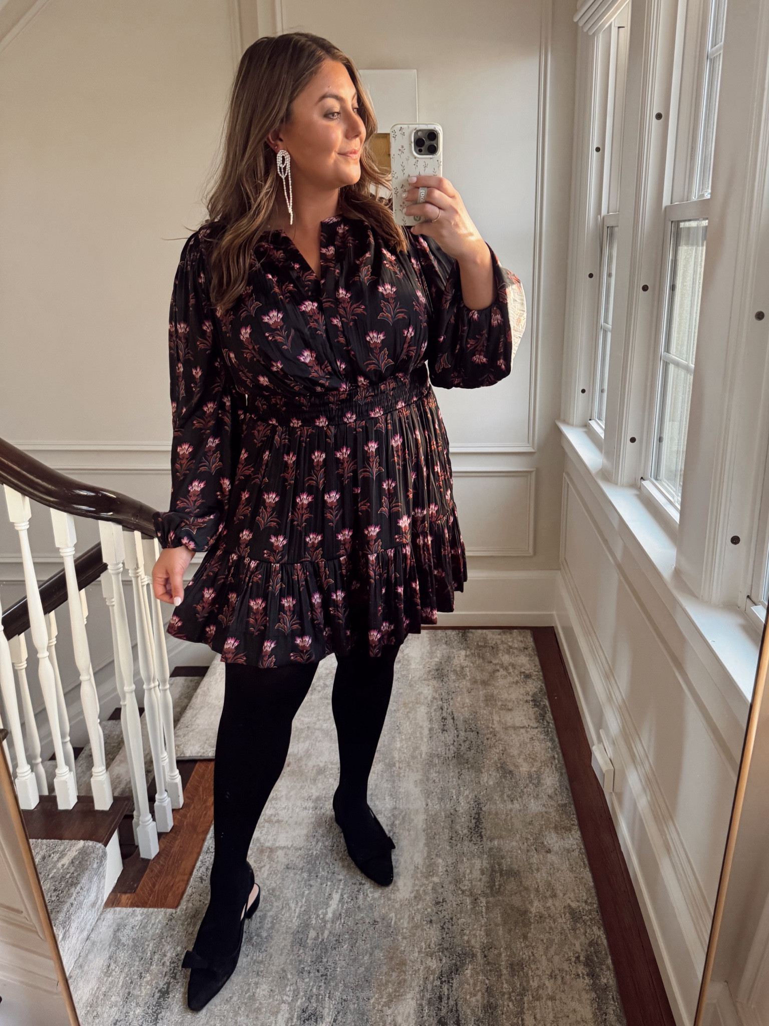 Wearing size 1x in dress. Use CARALYN20 at Spanx. Perfect holiday outfit or thanksgiving outfit. 

#LTKHoliday #LTKMidsize #LTKStyleTip