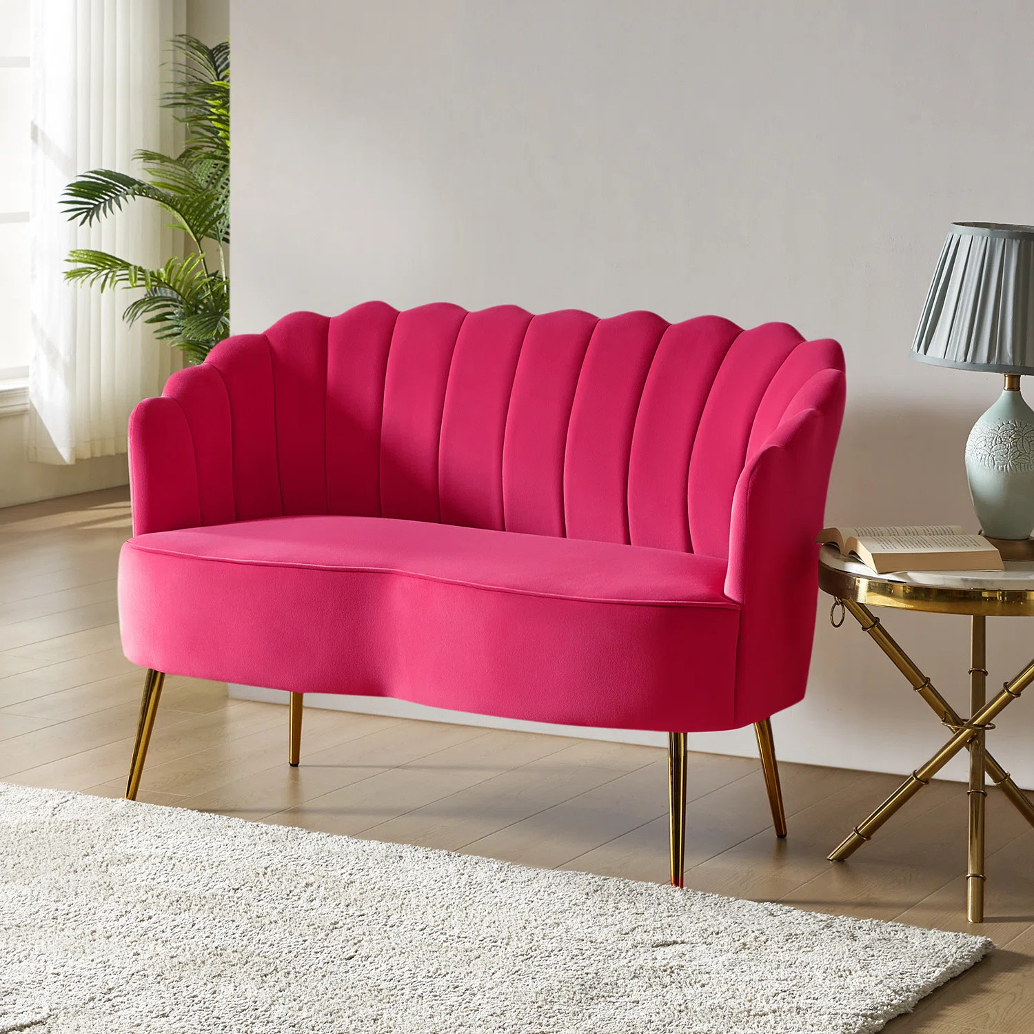 Hendrix 50.2'' Velvet Loveseat | Wayfair North America